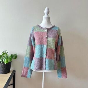 Colorful Patchwork Women's Sweater